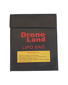 Achetez le sac Lipo DroneLand noir (petit) 18x22cm chez DroneLand !