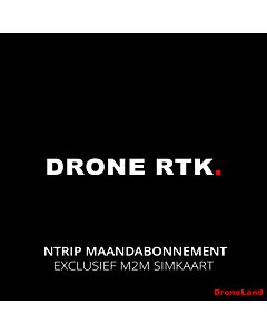 DroneRTK NTRIP Maandabonnement Exclusief M2M Simkaart