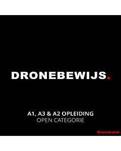 DroneLand Academy A1/A3 & A2 Online Opleiding incl. 2x Examen (Open Categorie EU Dronebewijs) 