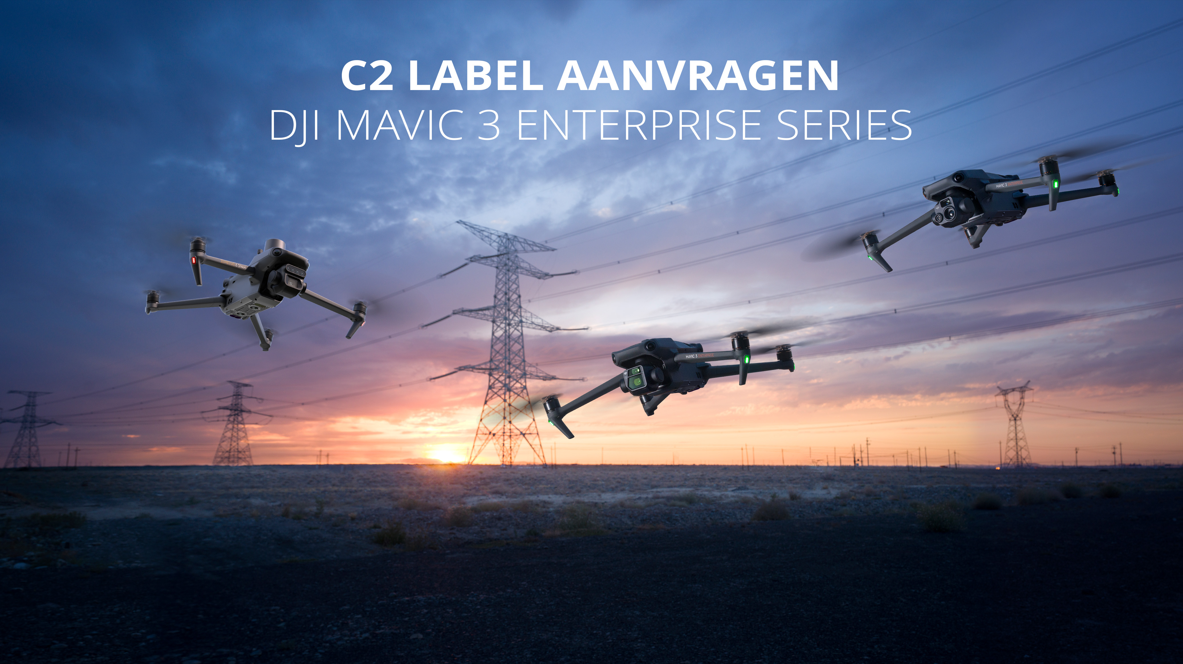 C2 label for the Mavic 3 Enterprise, Thermal and Multispectral